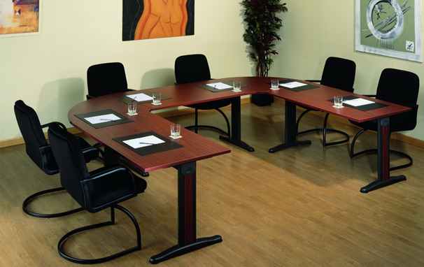 mesa de juntas cuadrada